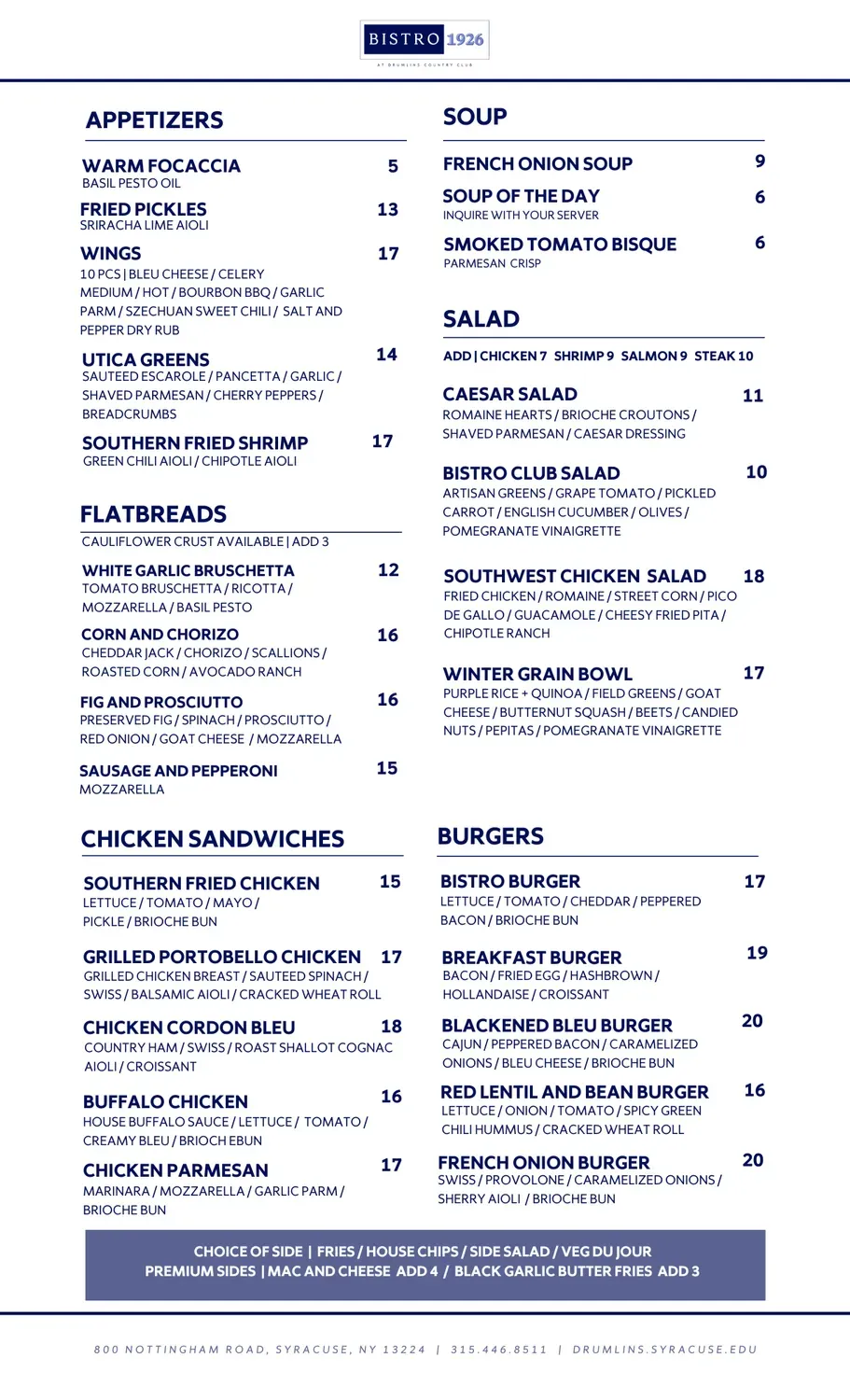 Menu 2