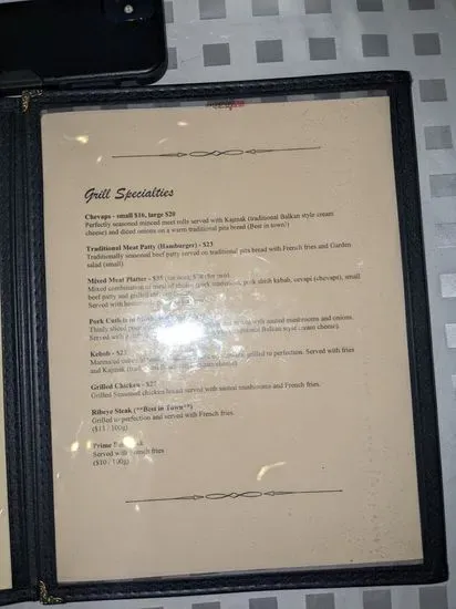 Menu 5