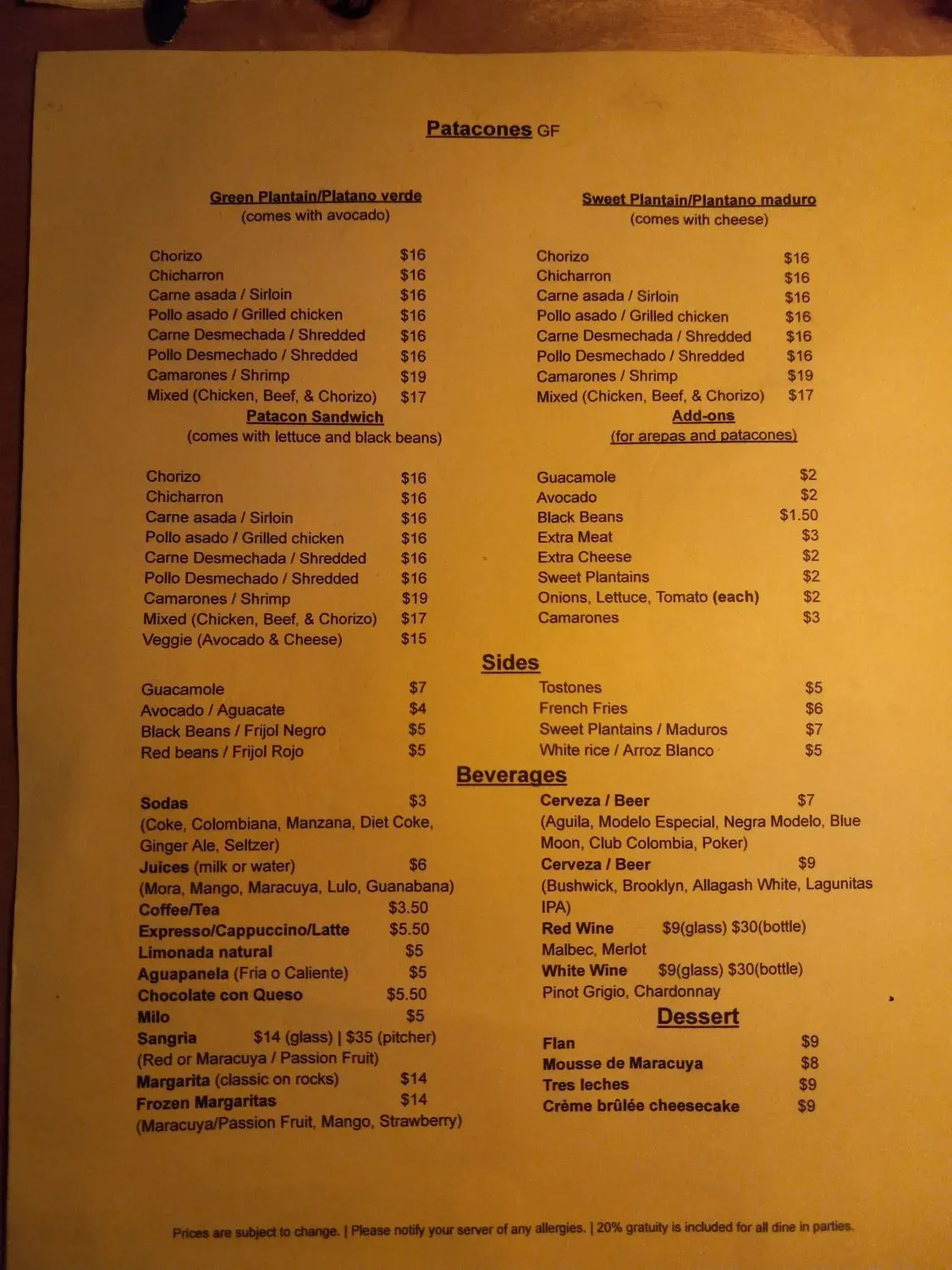 Menu 4