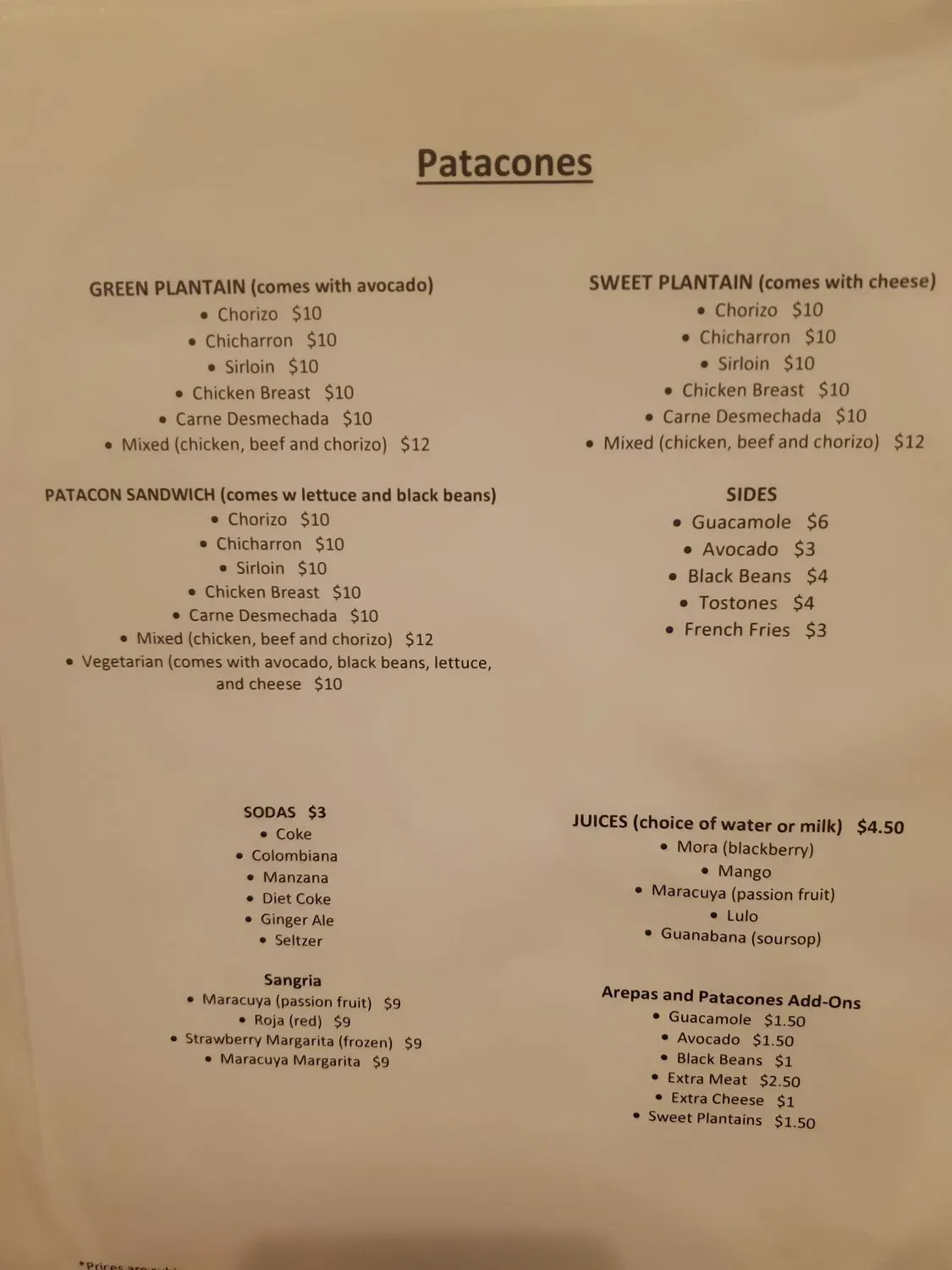 Menu 2