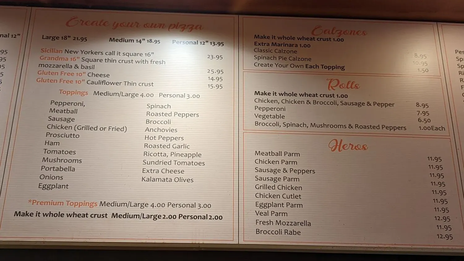 Menu 4