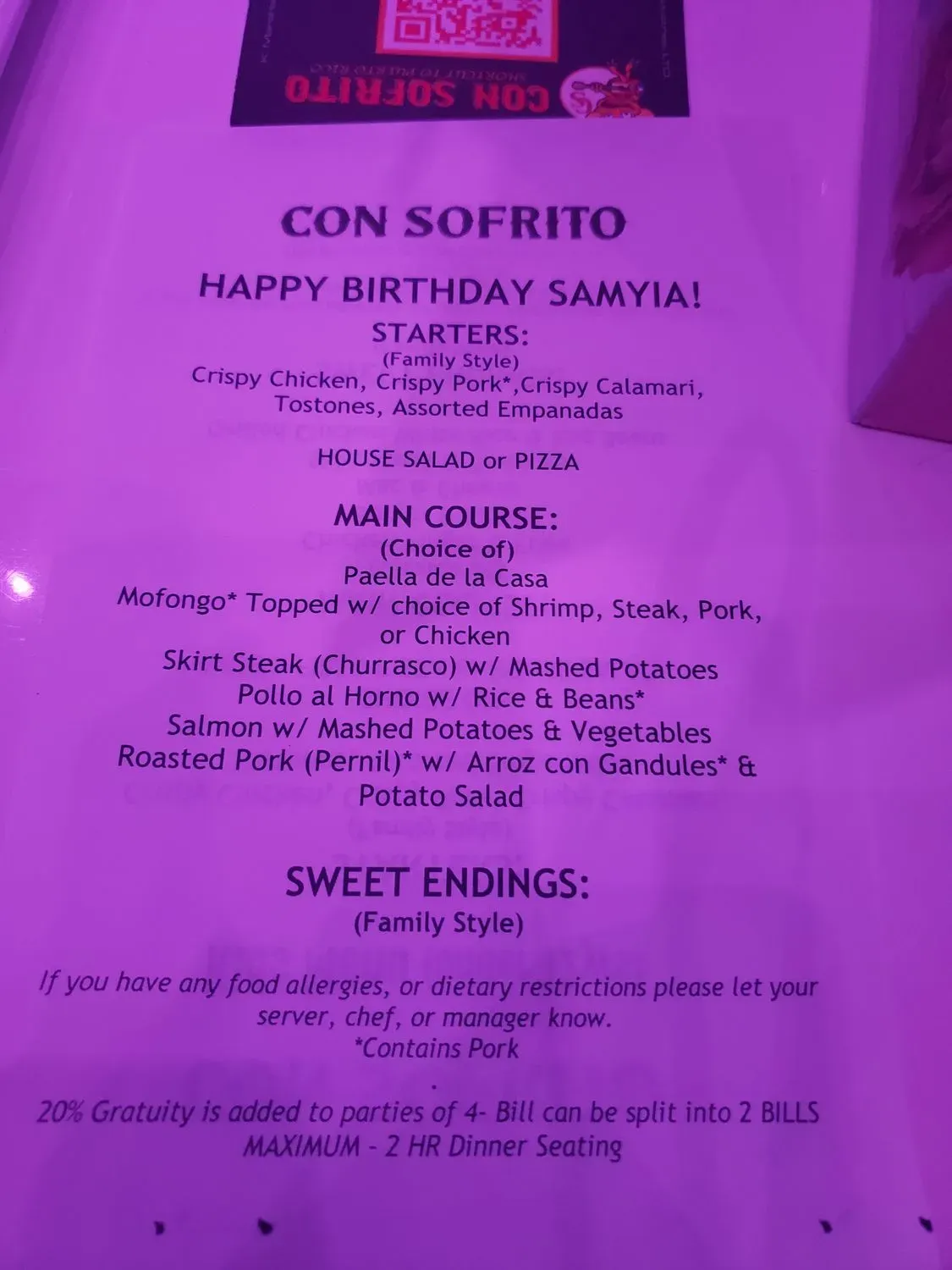 Menu 3