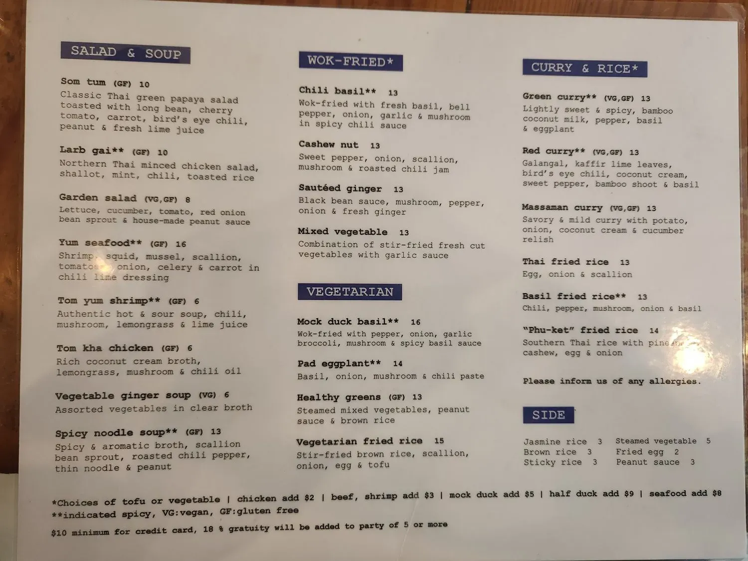 Menu 2