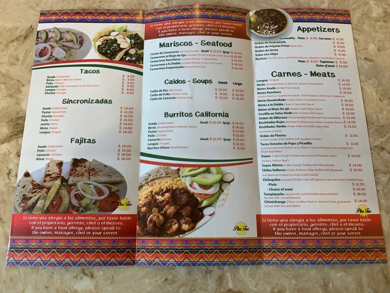 Menu 2