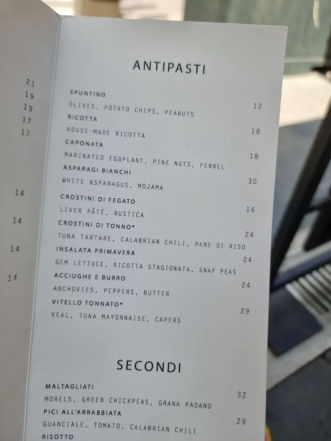 Menu 5