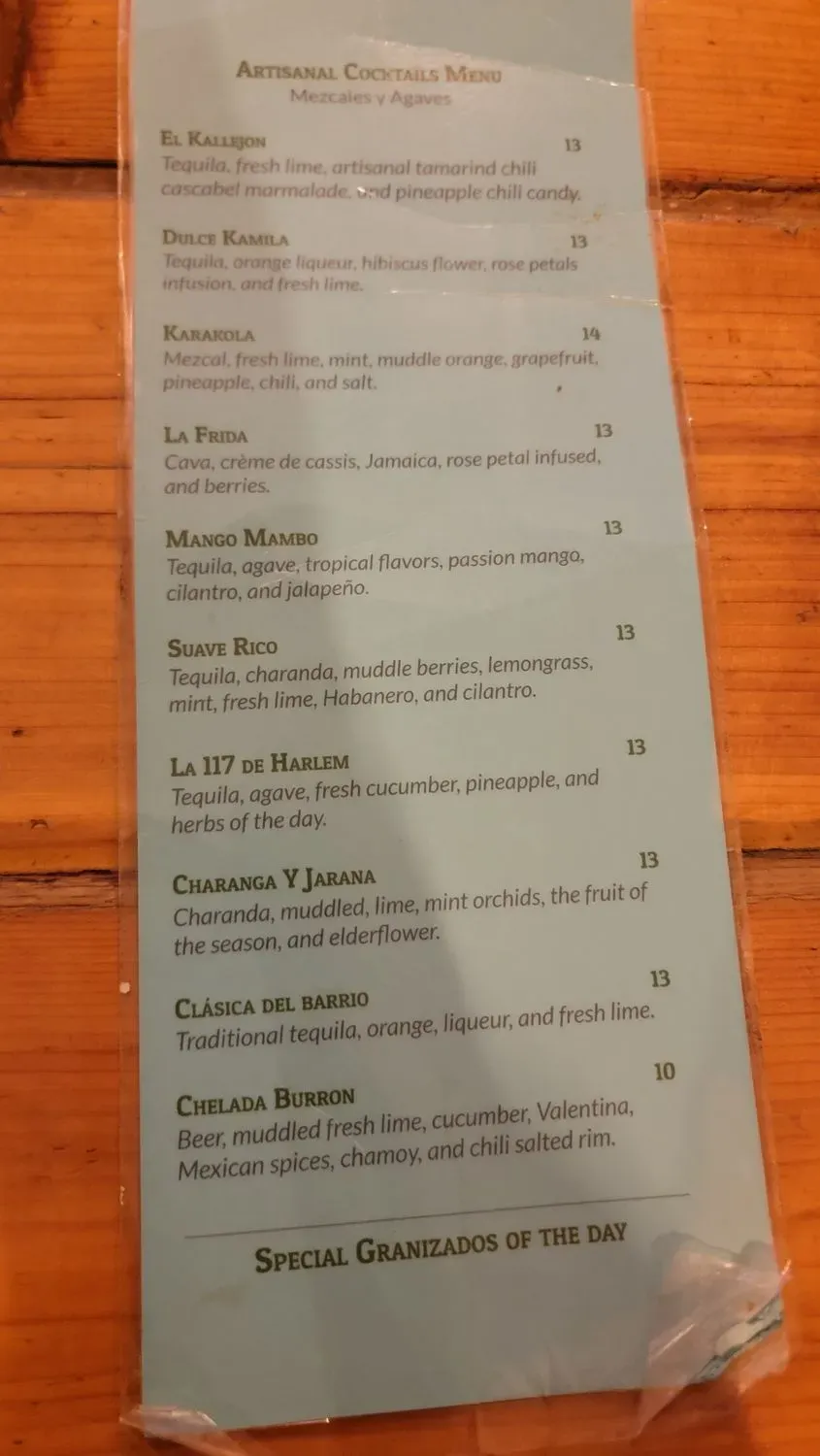 Menu 5