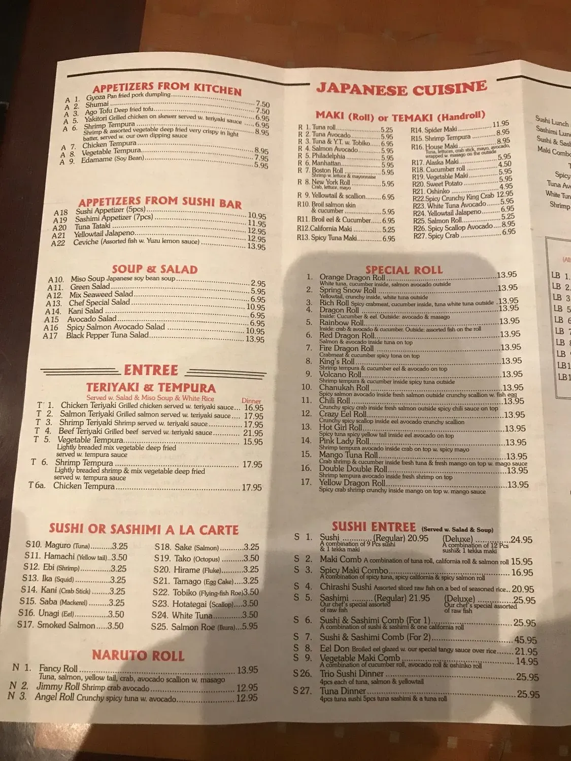 Menu 2