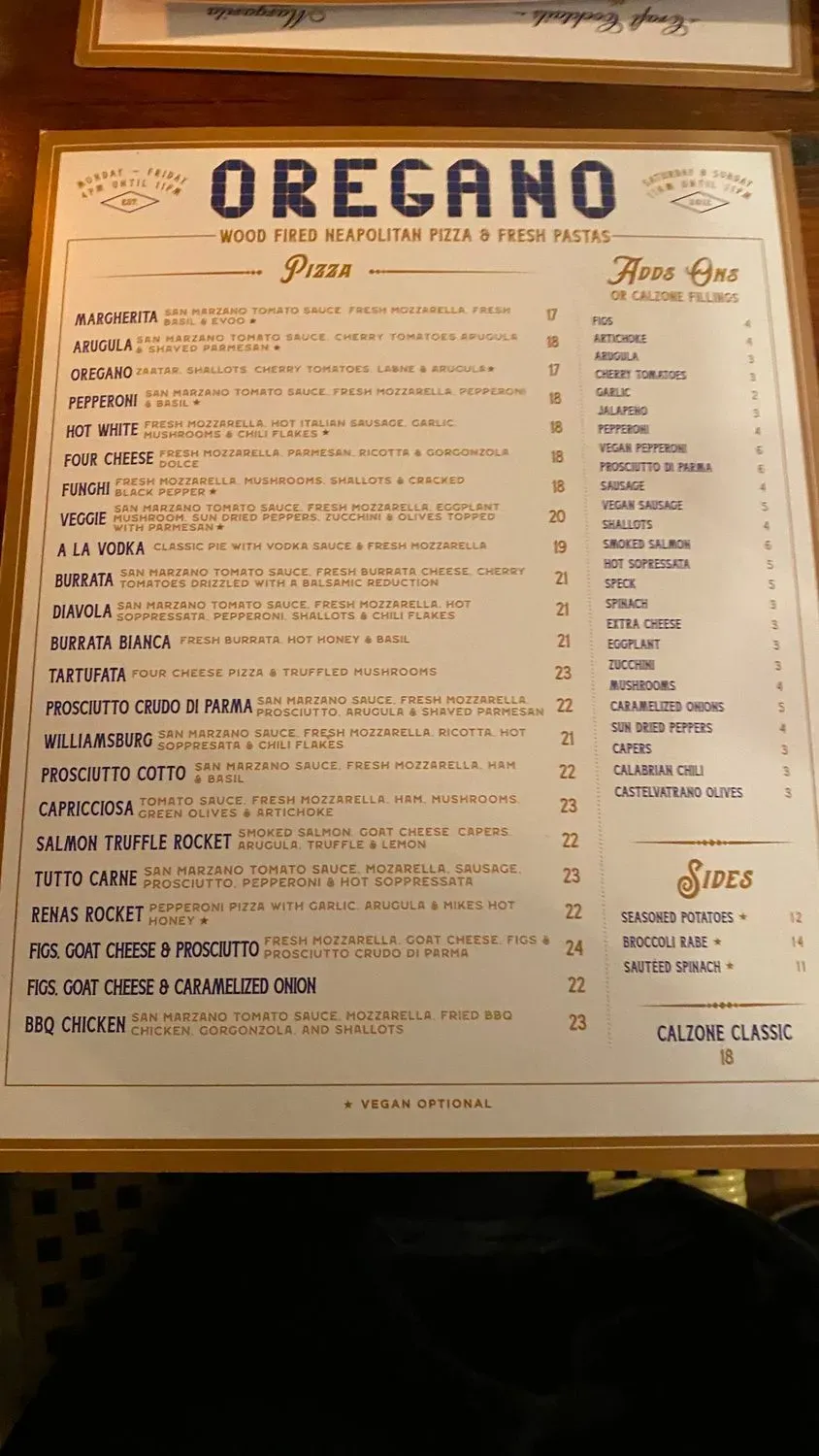 Menu 5