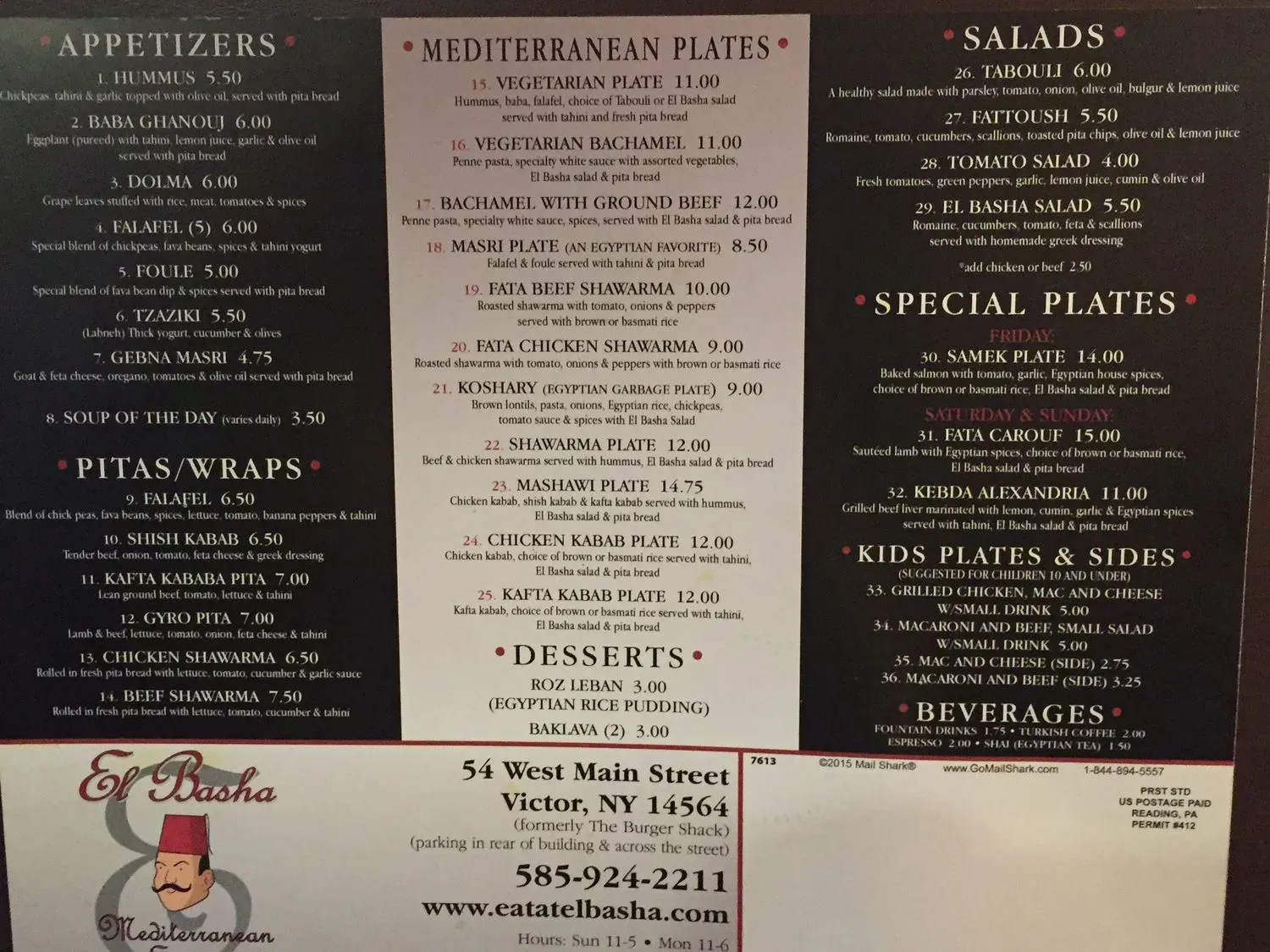 Menu 6