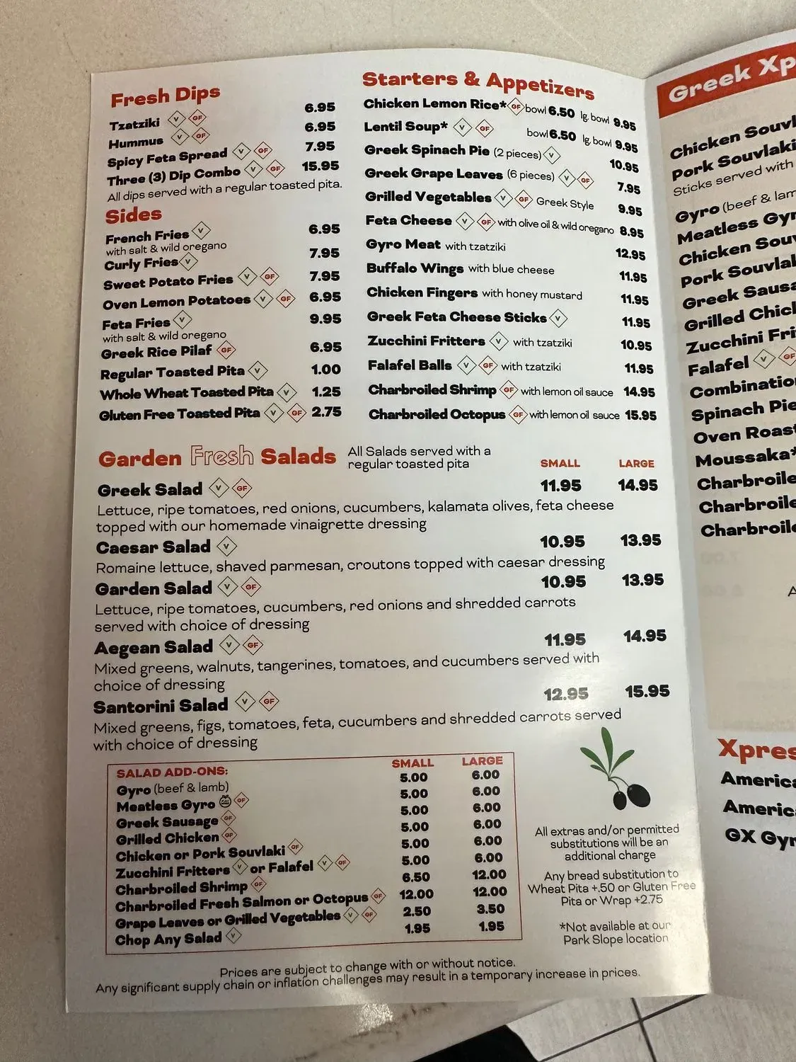 Menu 2