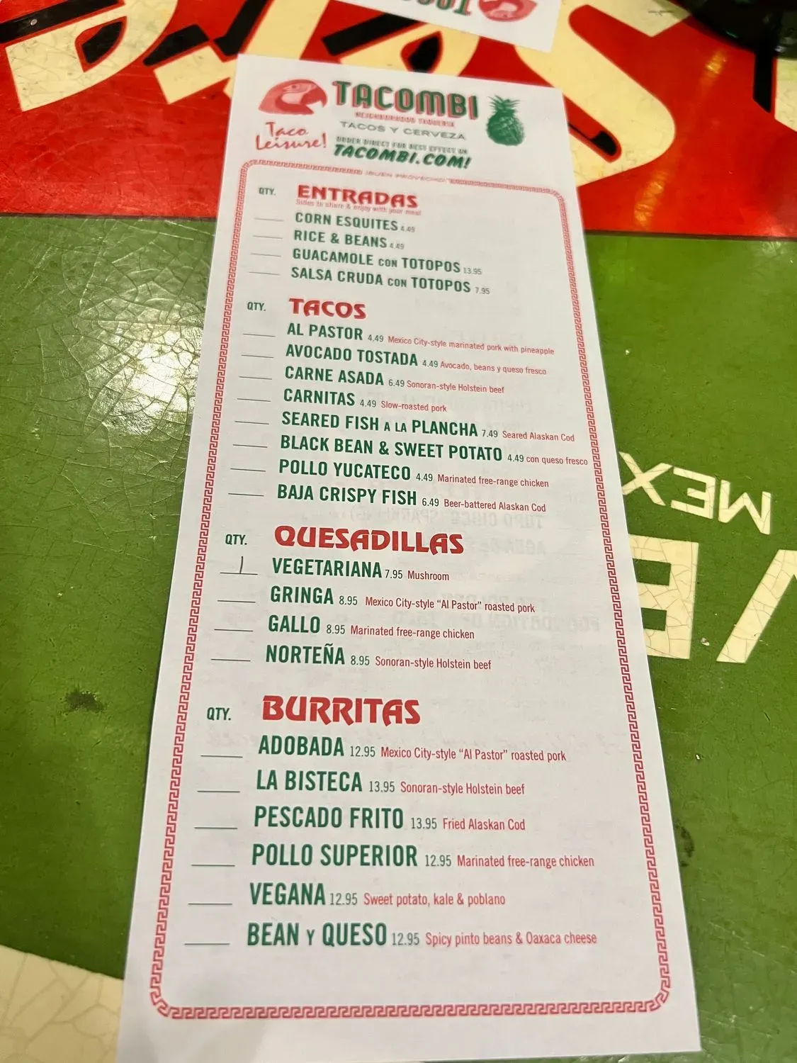 Menu 3