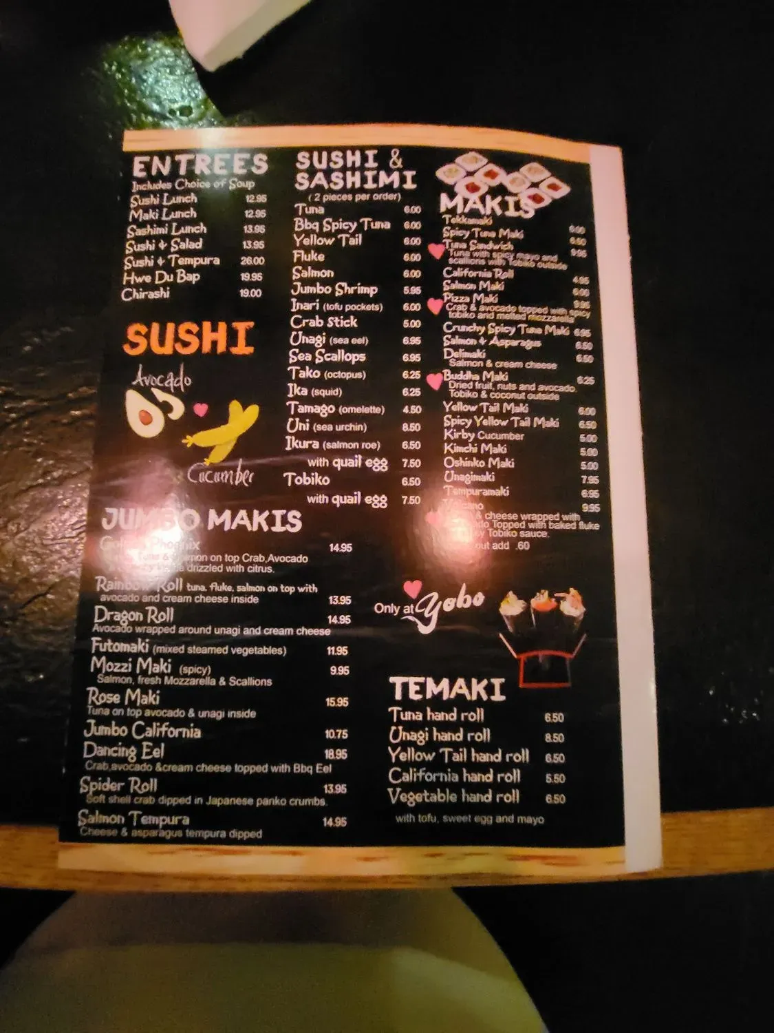 Menu 2