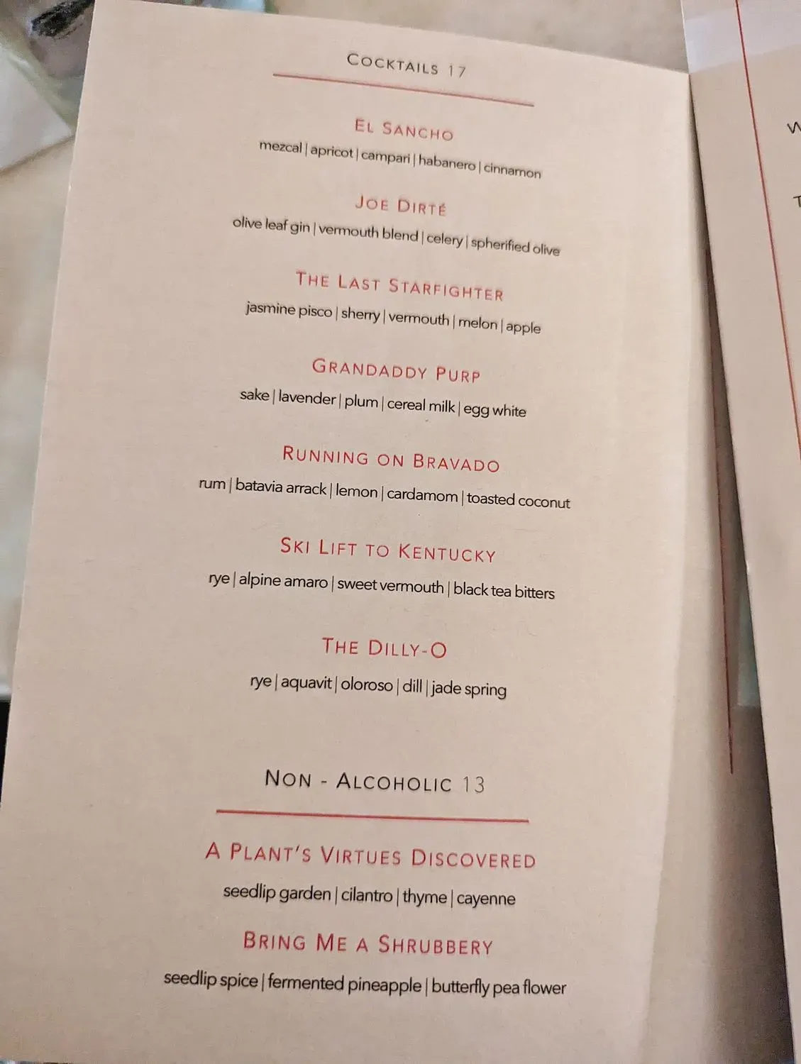 Menu 4