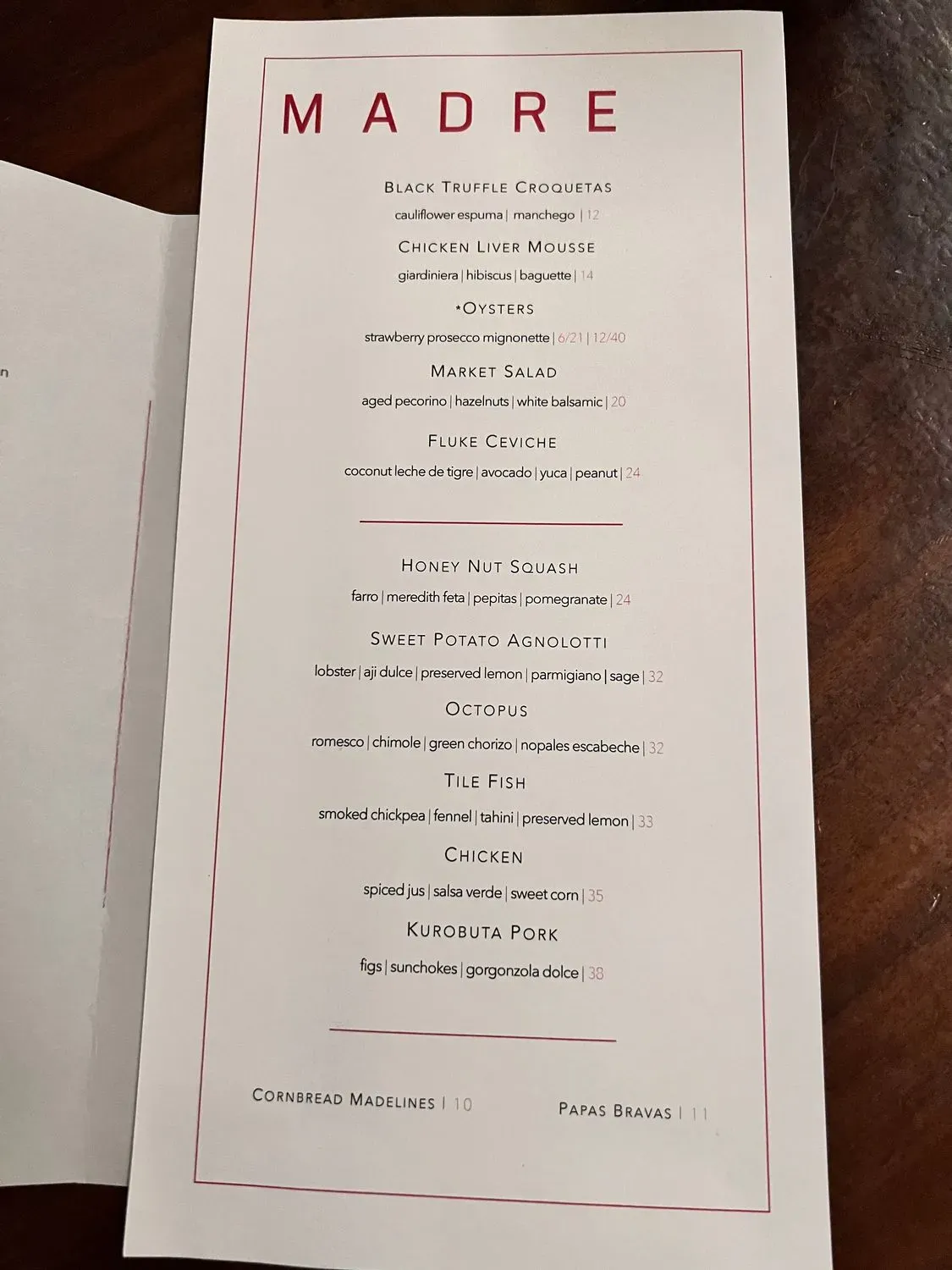 Menu 2