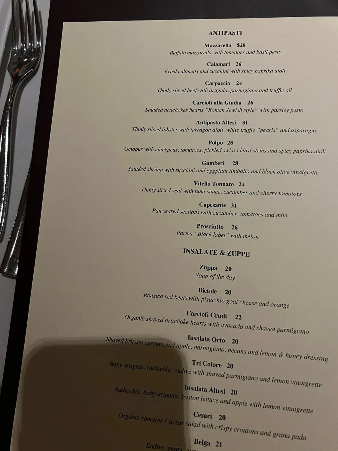 Menu 4