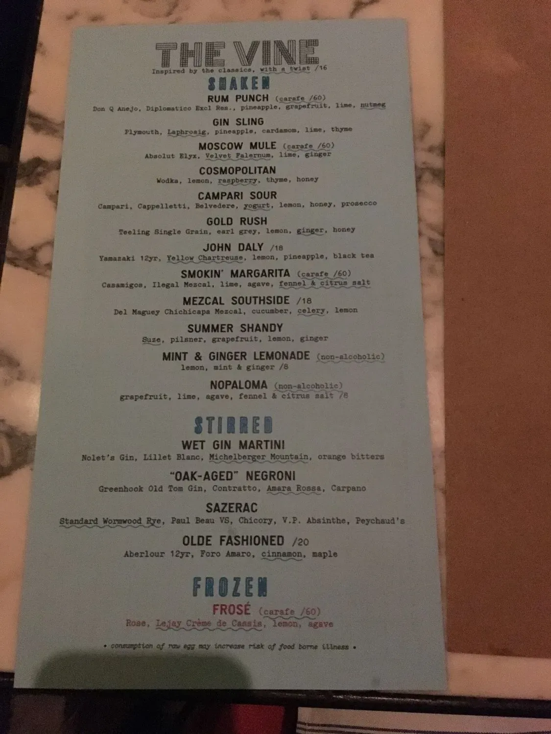 Menu 5