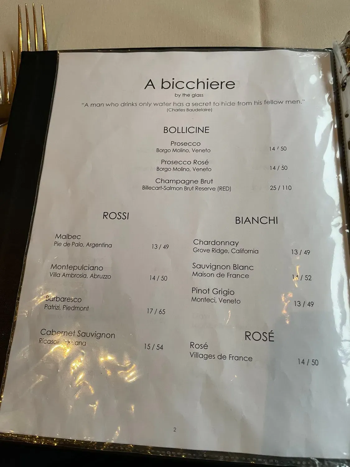 Menu 2