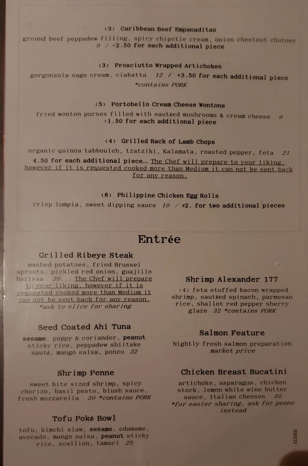 Menu 4