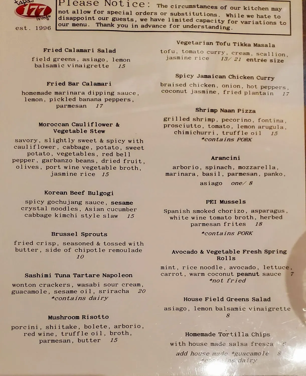 Menu 2