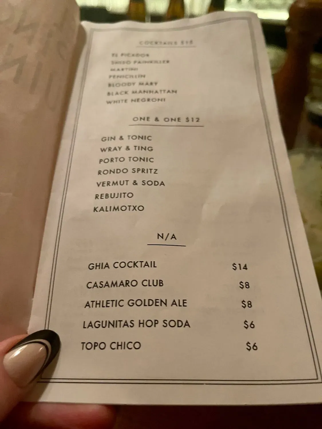 Menu 2