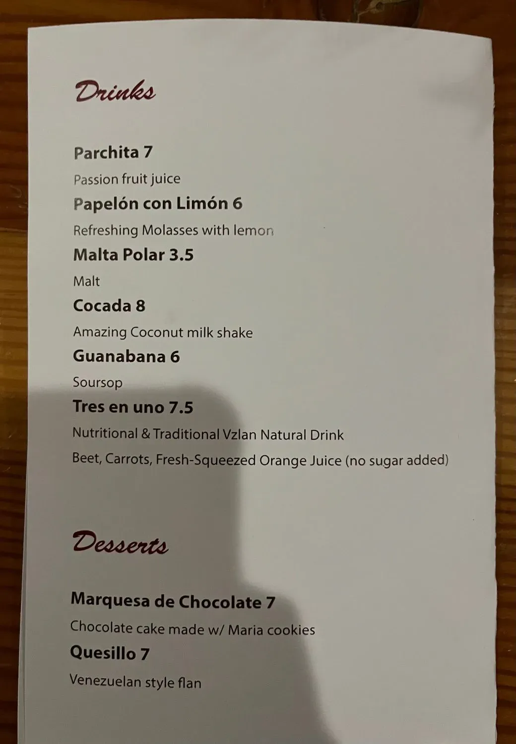 Menu 2