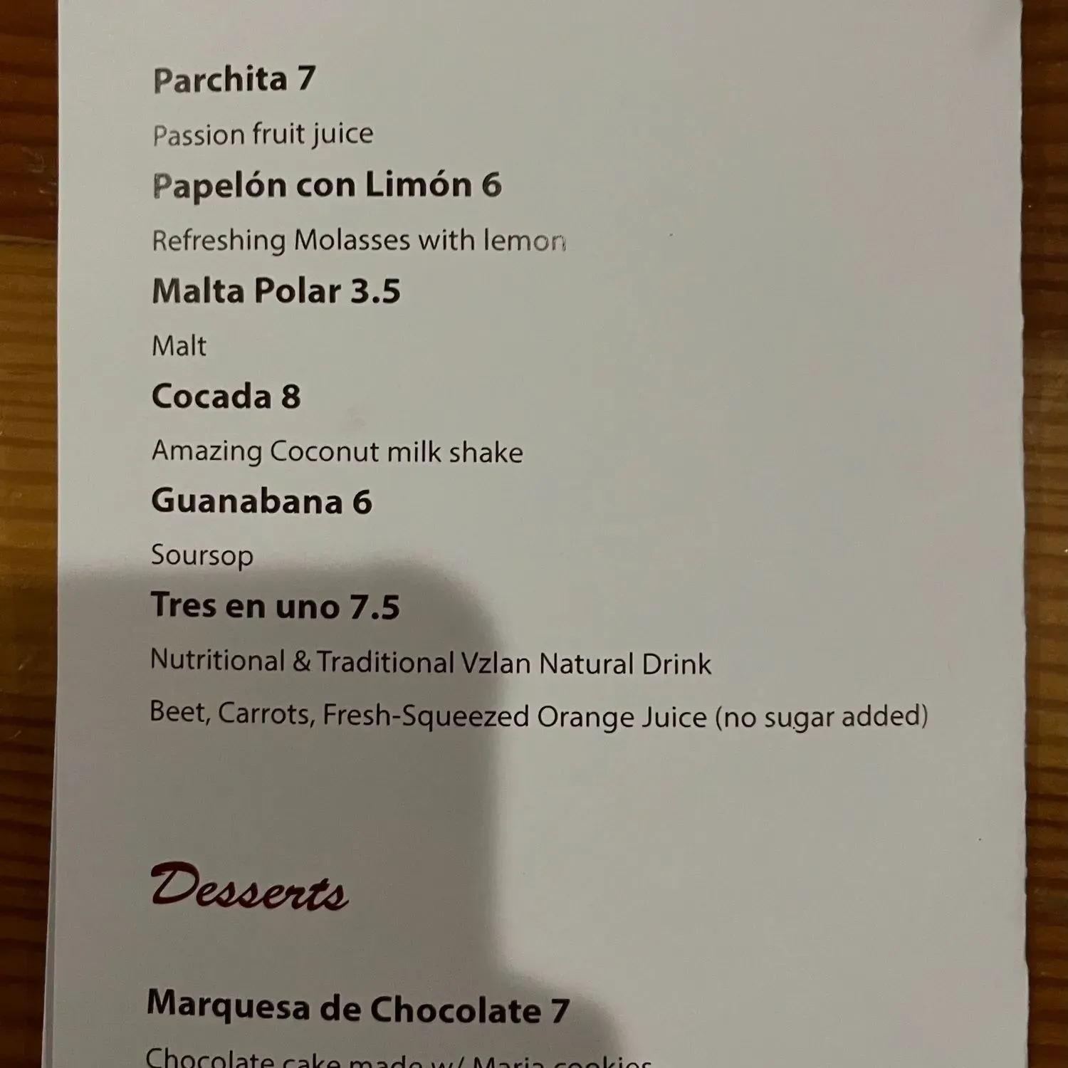 Menu 2