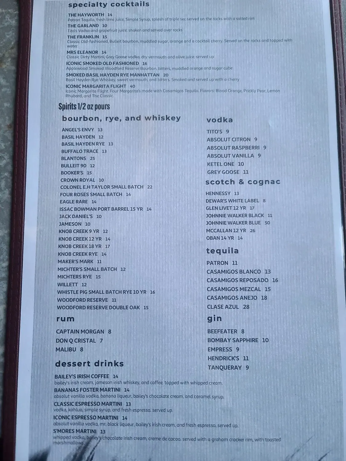 Menu 2