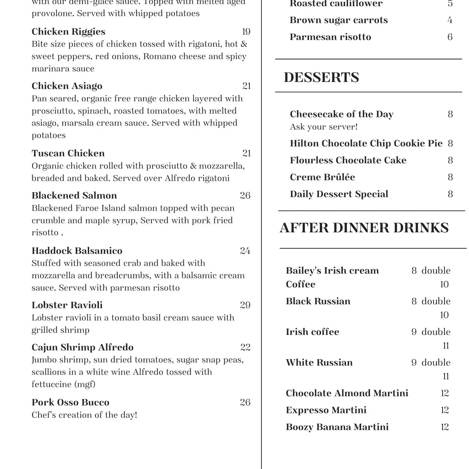 Menu 2