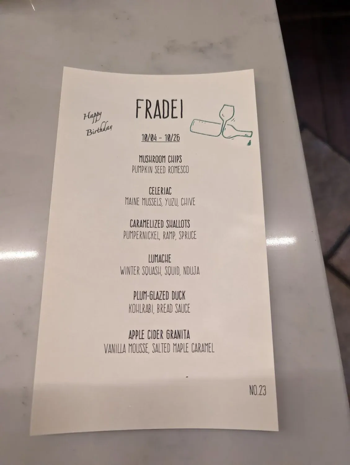 Menu 4