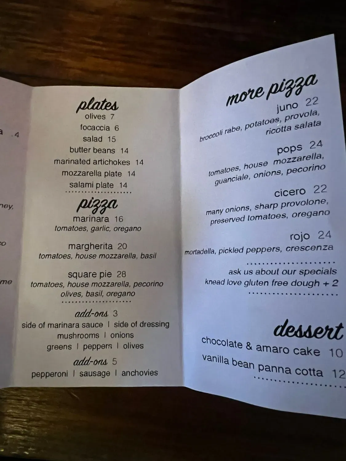 Menu 3