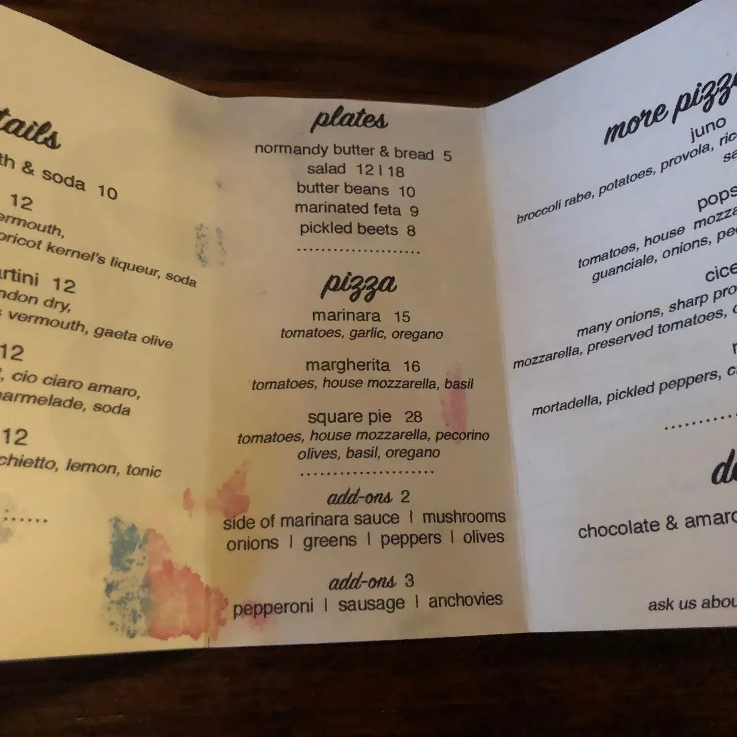 Menu 2