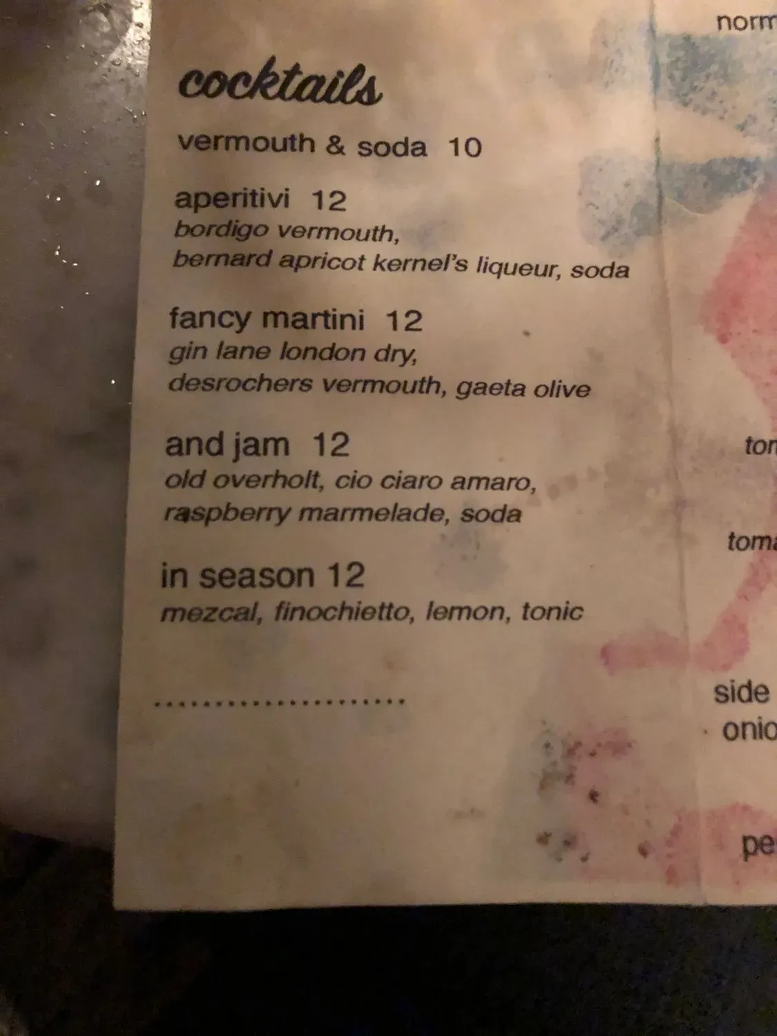 Menu 6