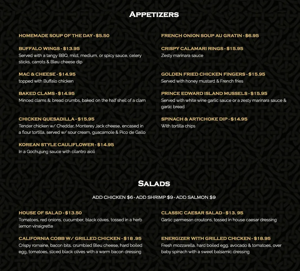 Menu 3