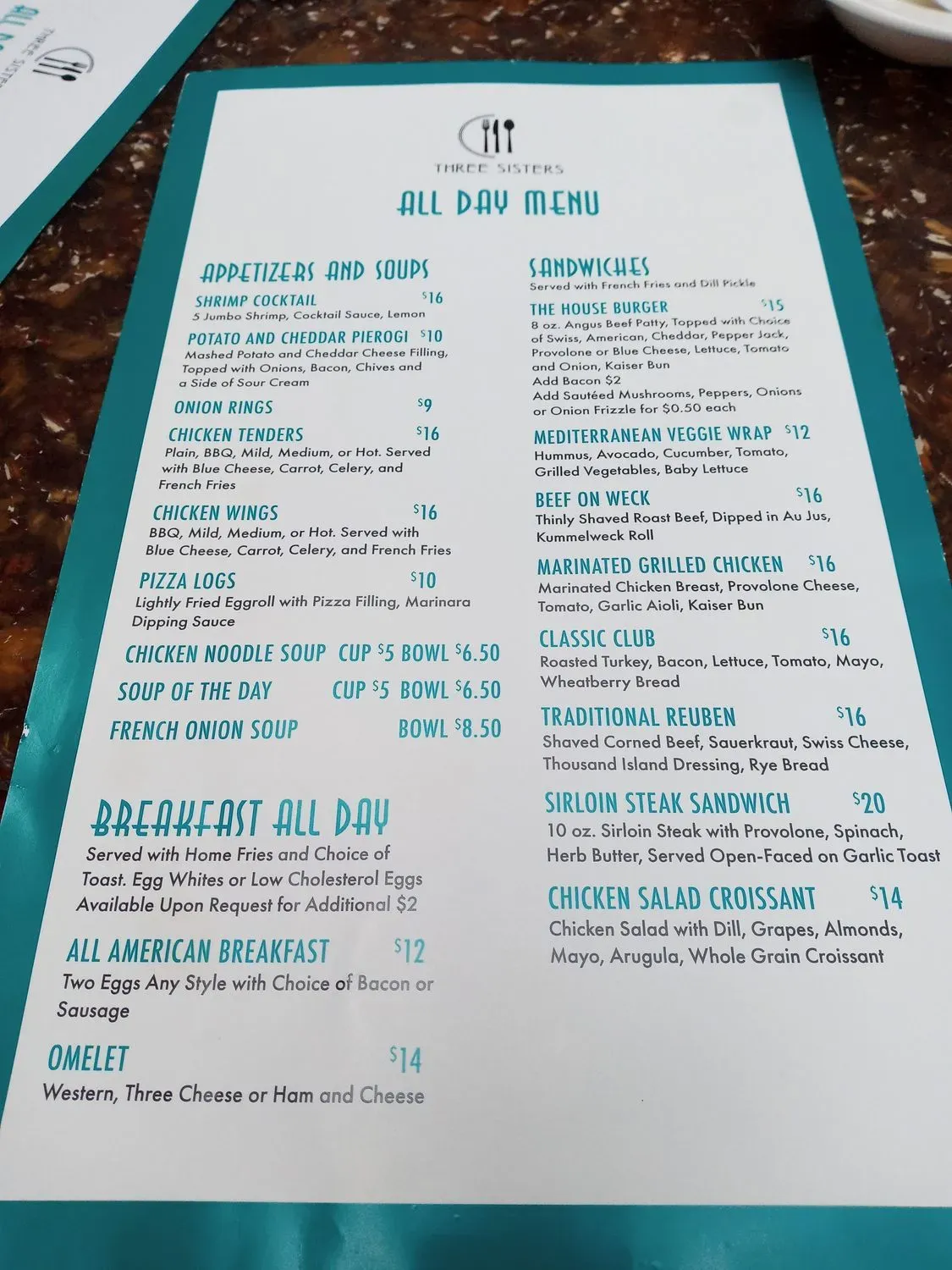 Menu 3