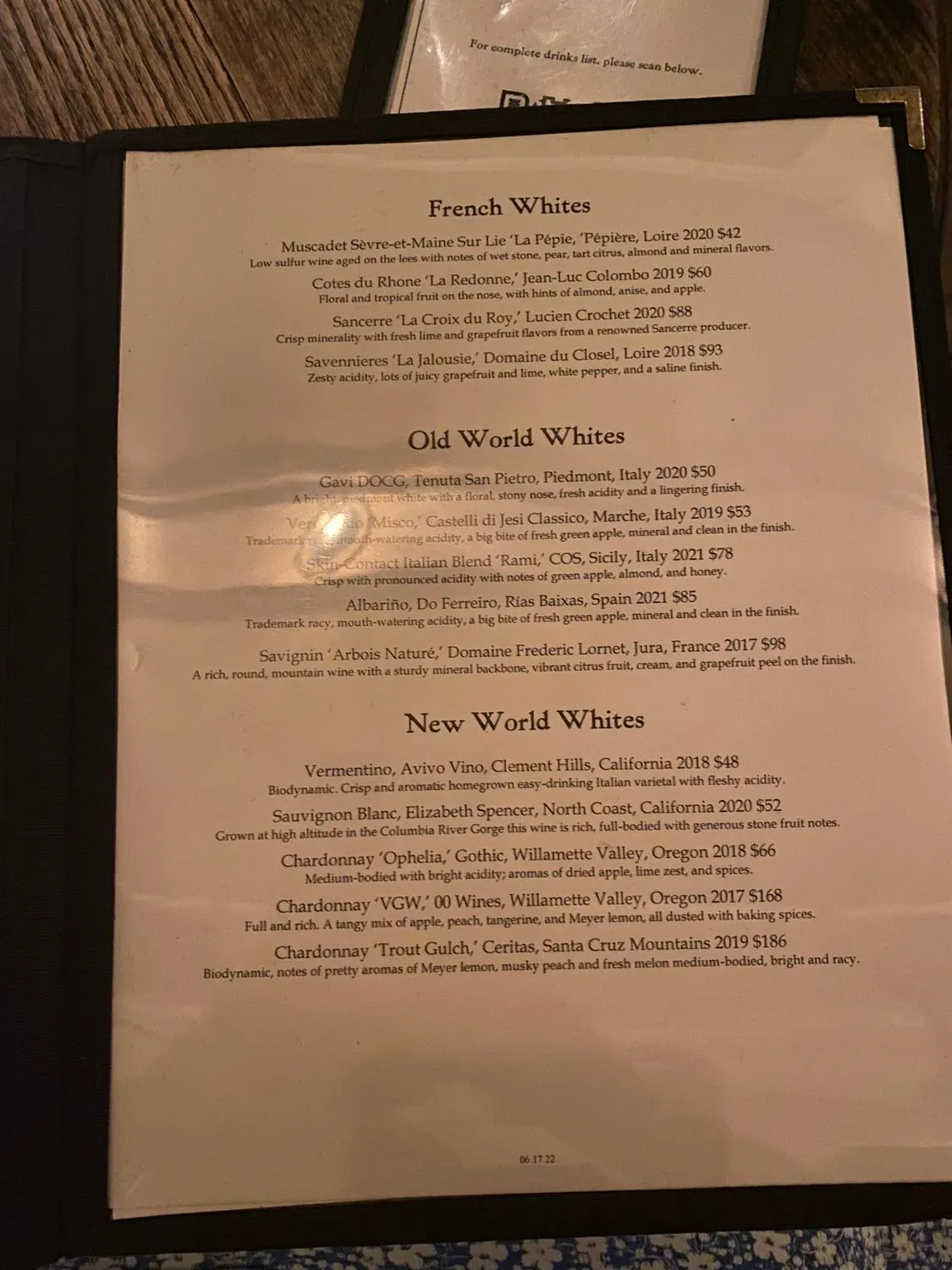 Menu 6