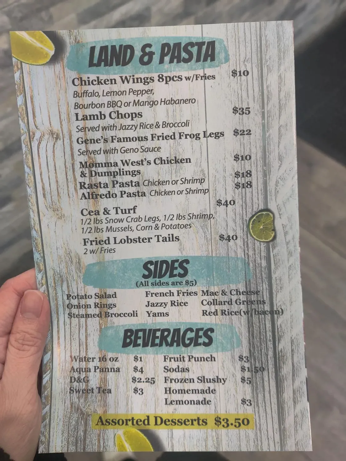 Menu 3