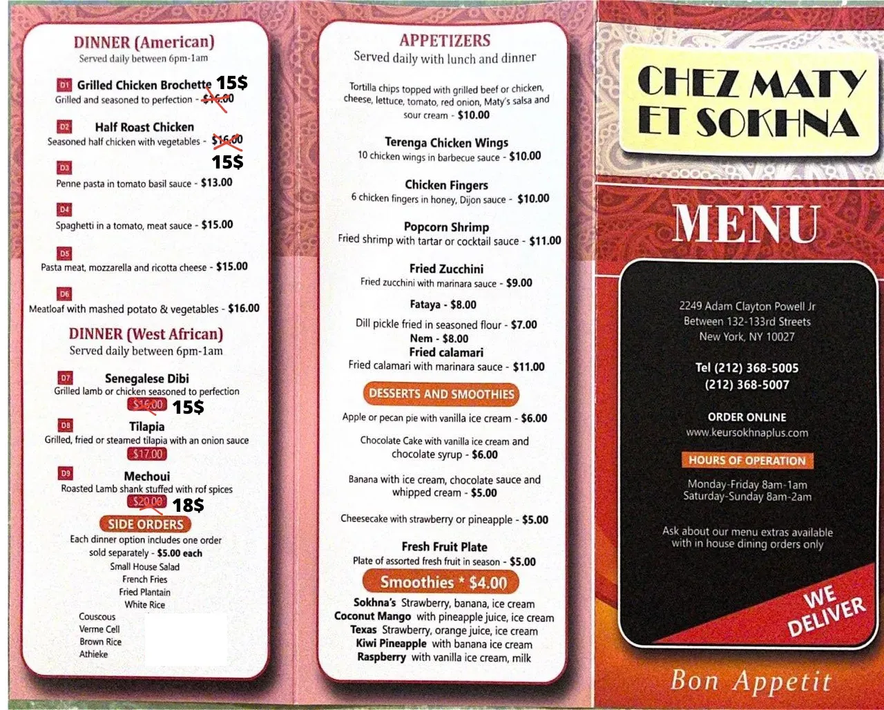 Menu 2