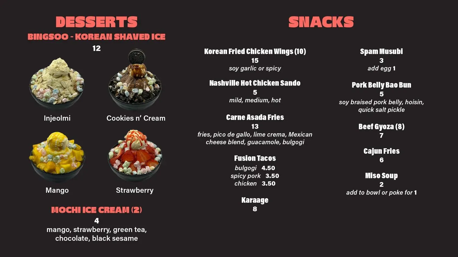 Menu 2