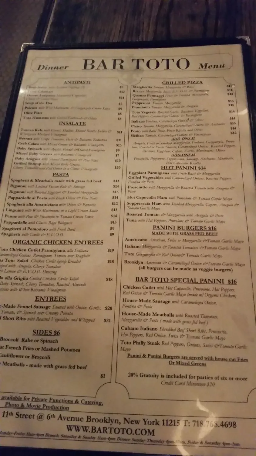 Menu 2