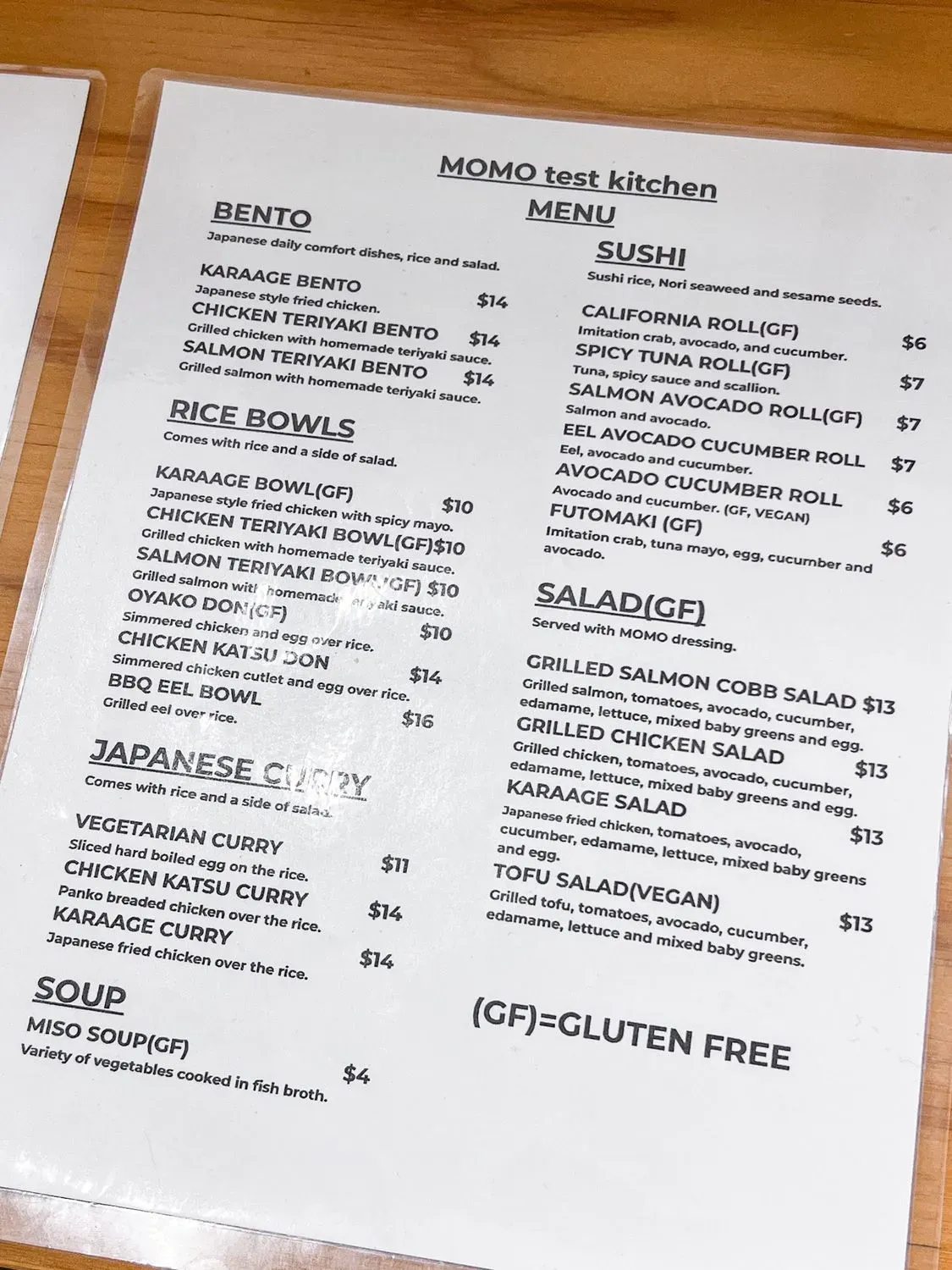 Menu 3