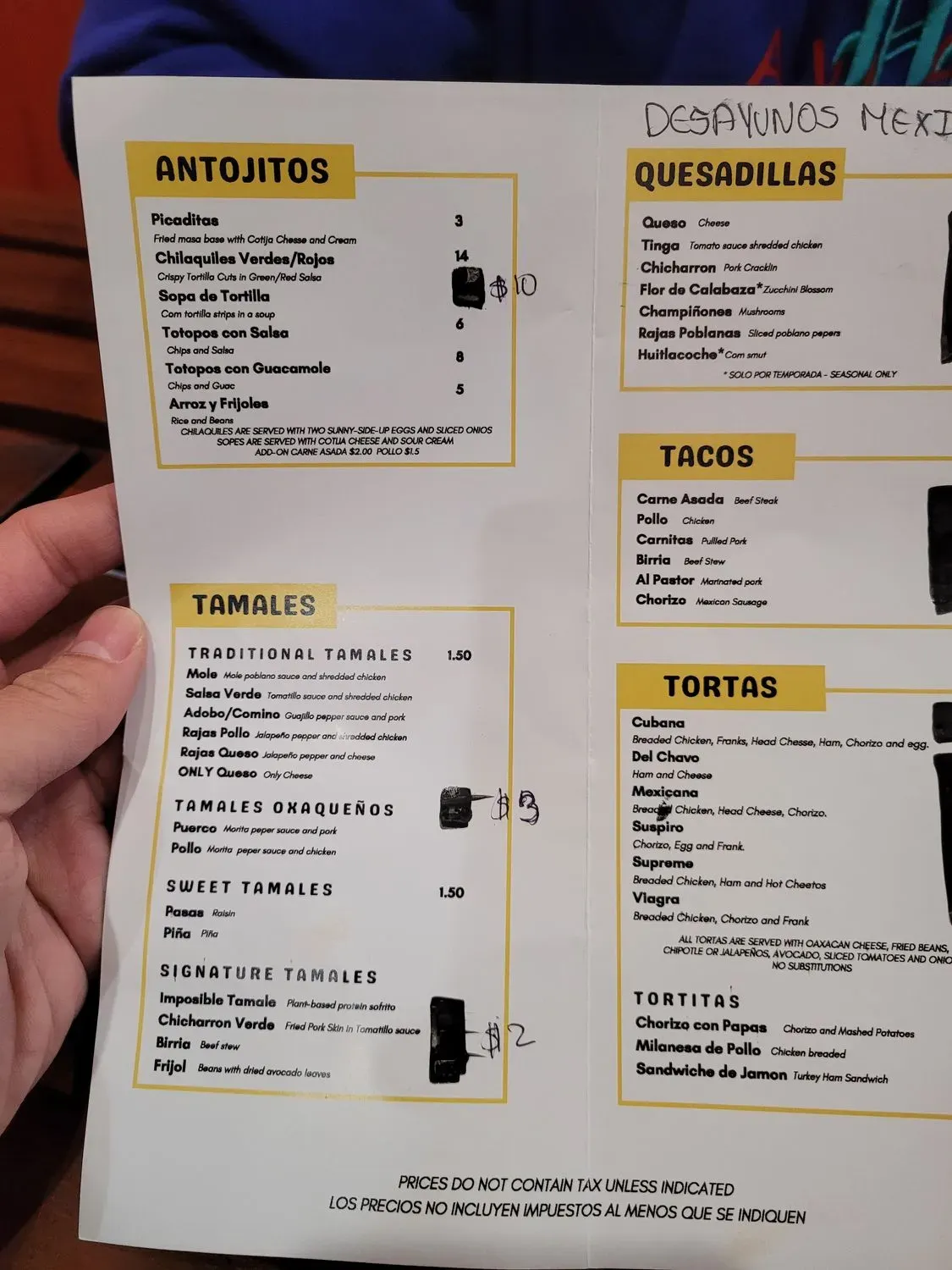 Menu 5