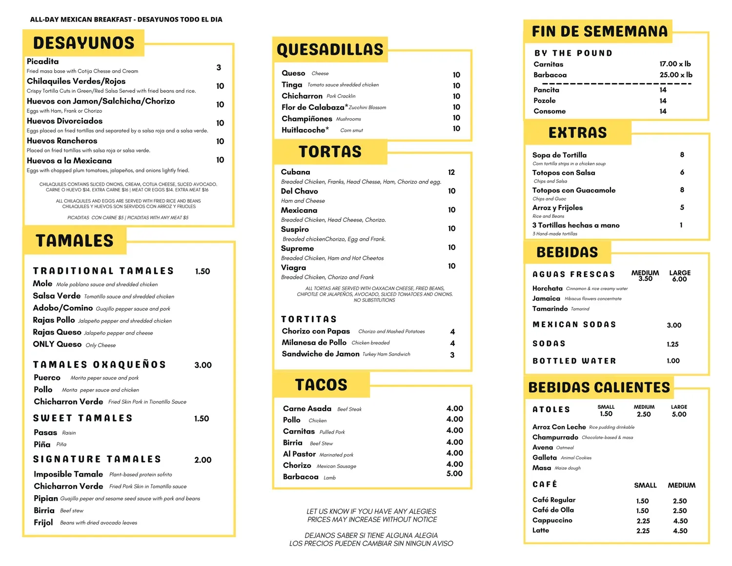 Menu 3