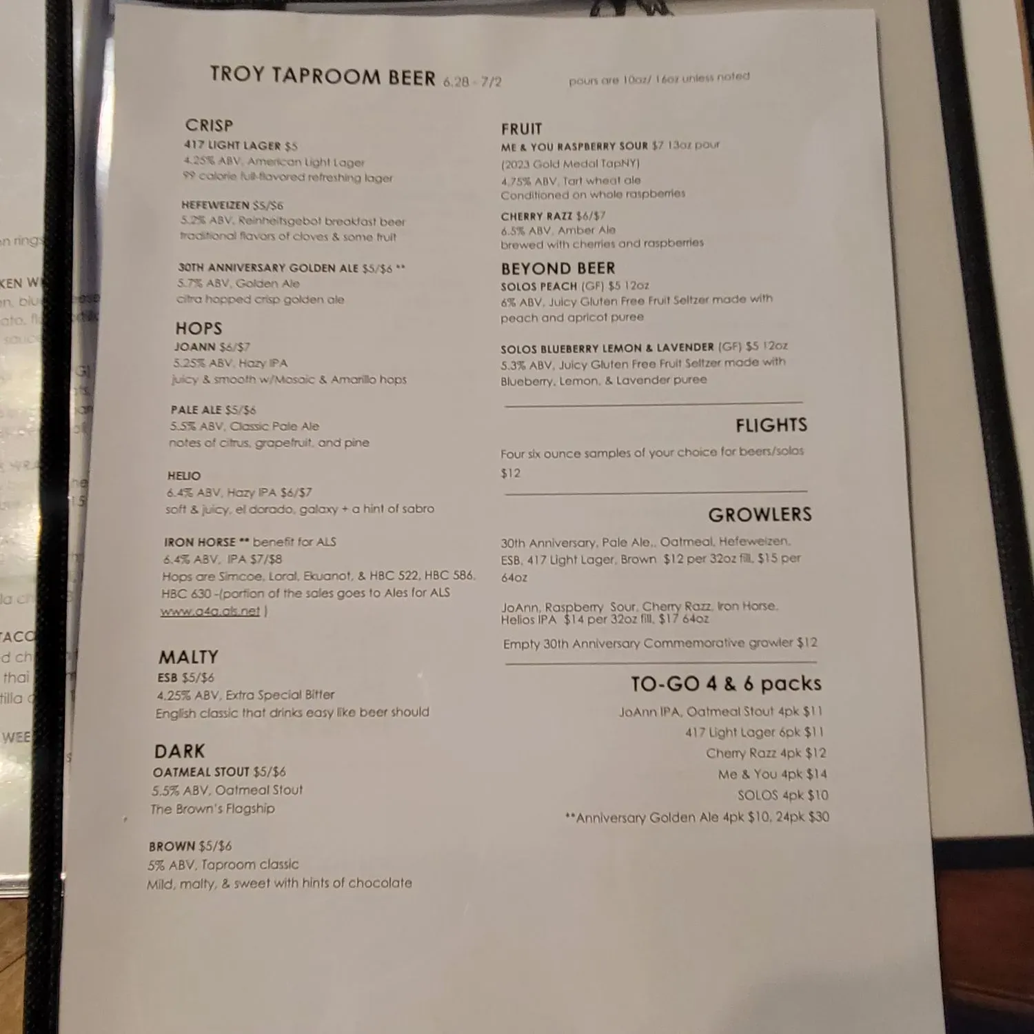 Menu 4