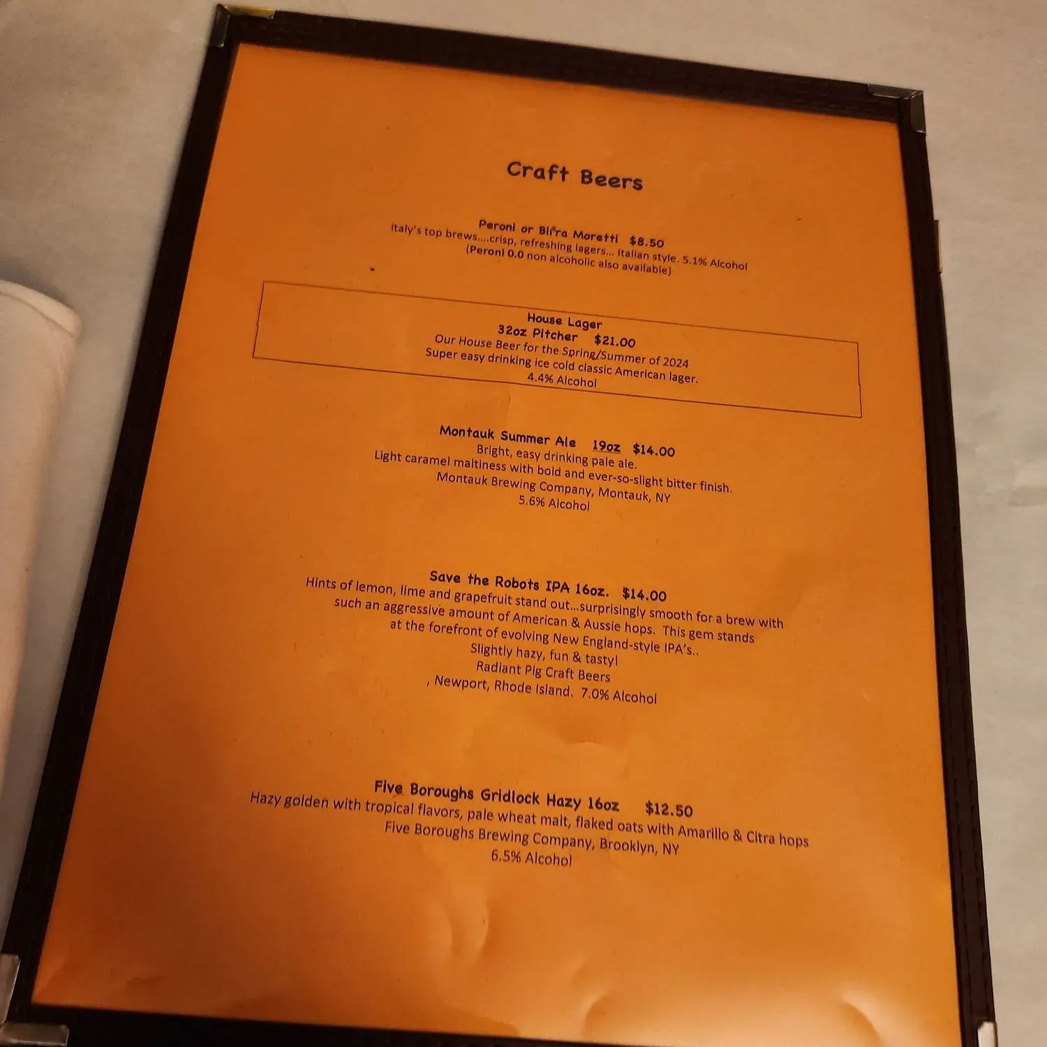 Menu 4