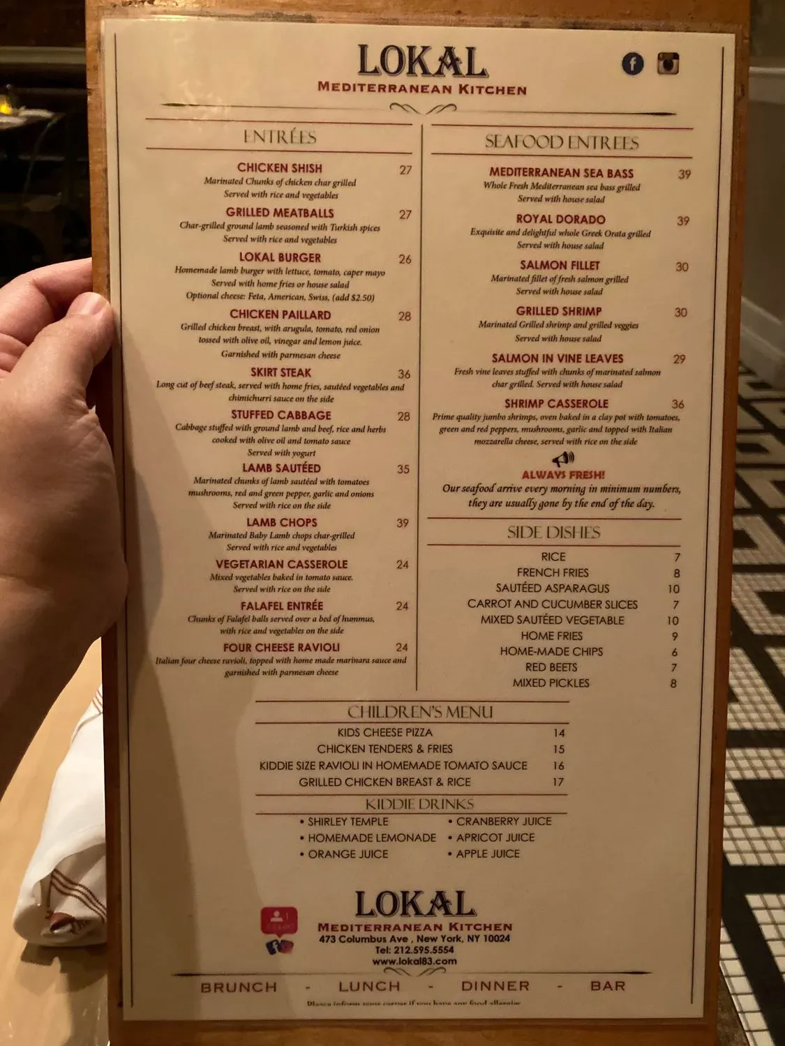 Menu 6