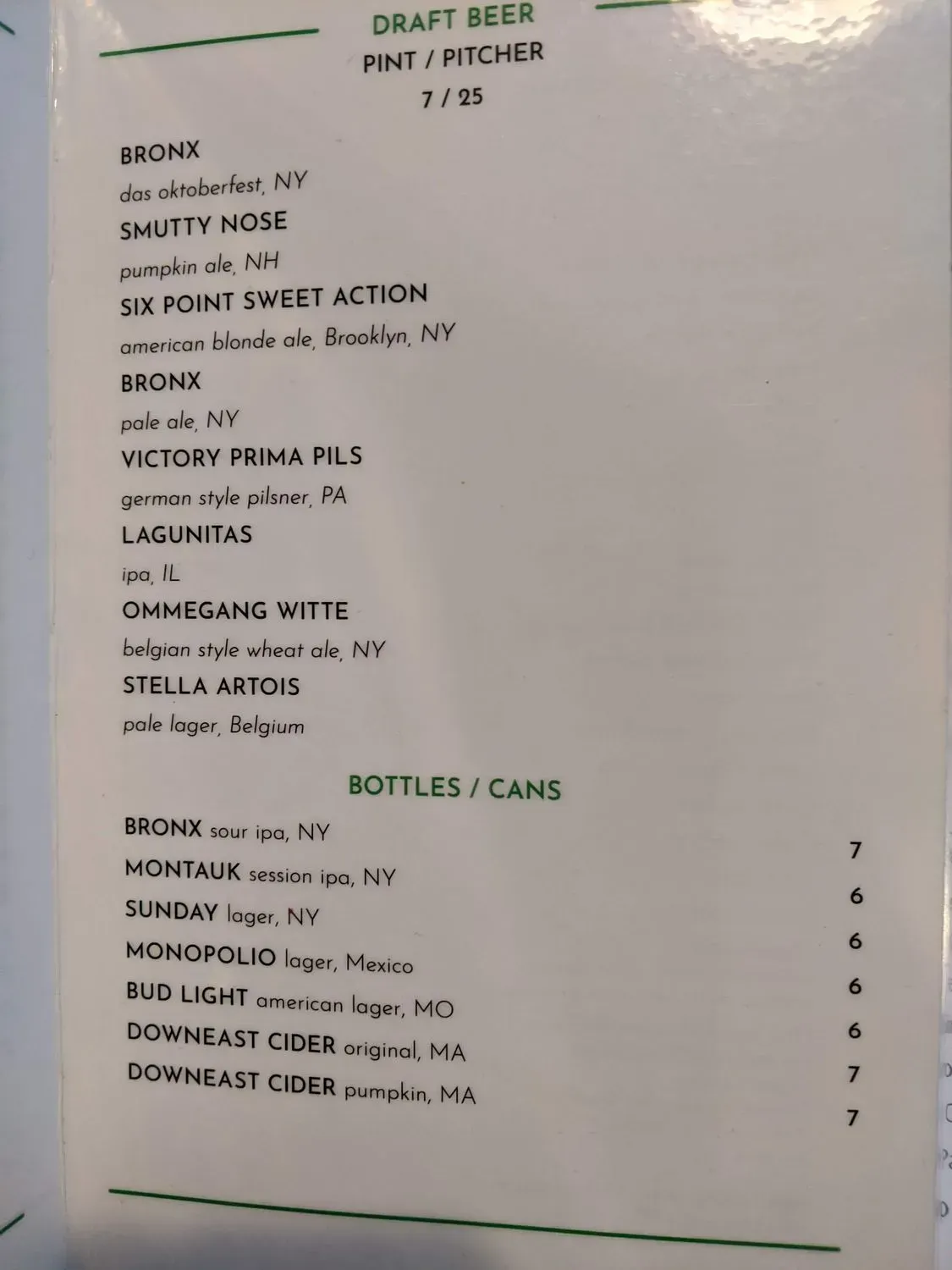 Menu 6