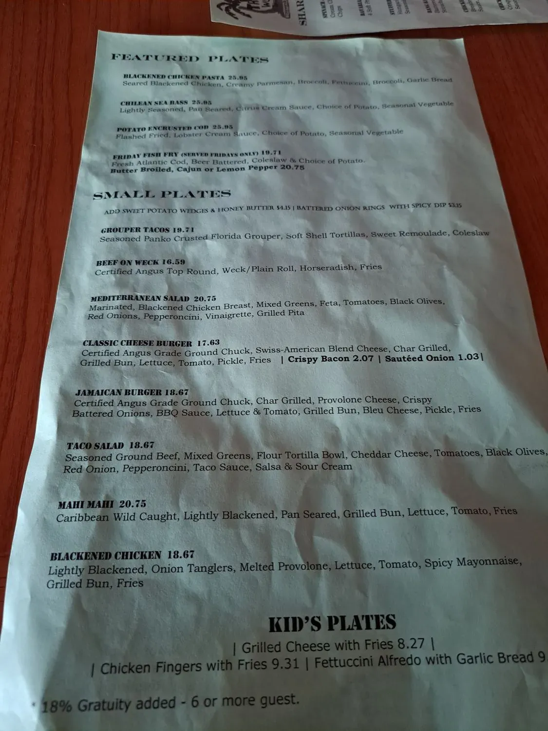 Menu 4