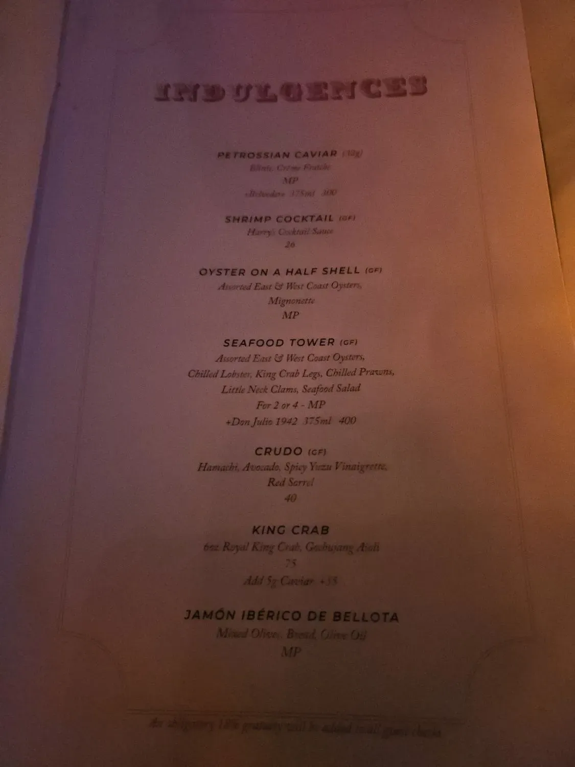 Menu 4