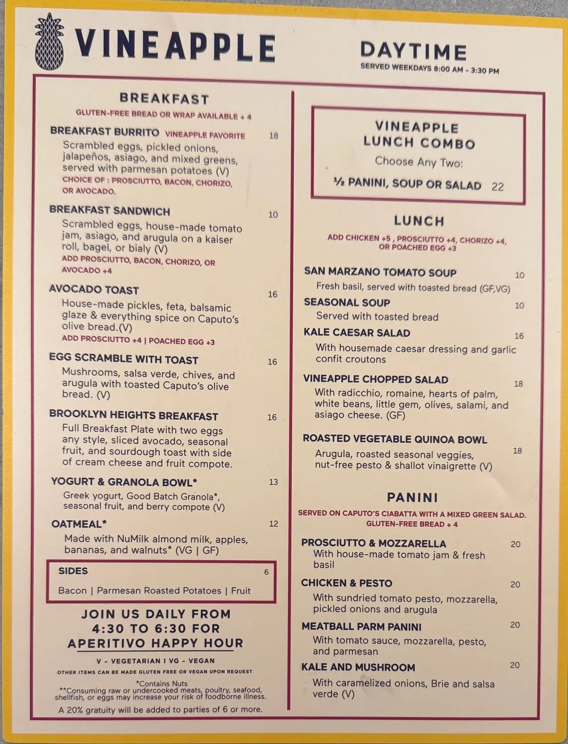 Menu 6