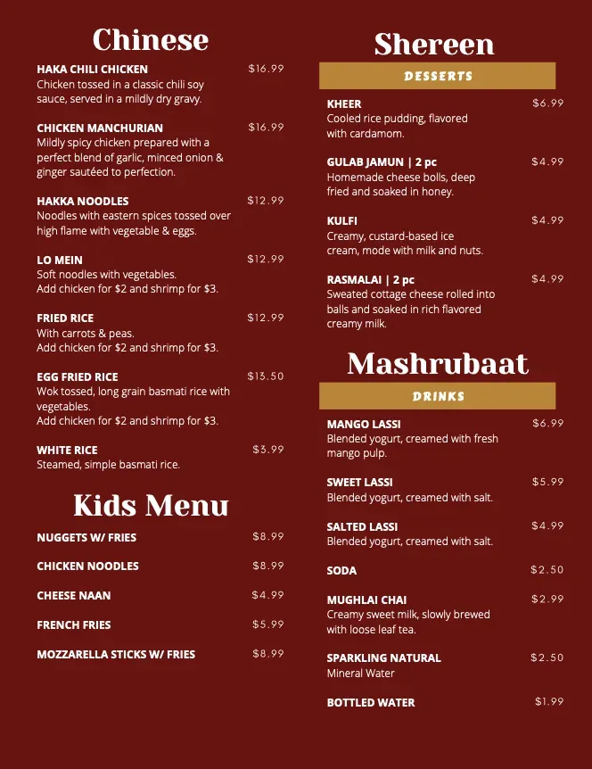 Menu 3